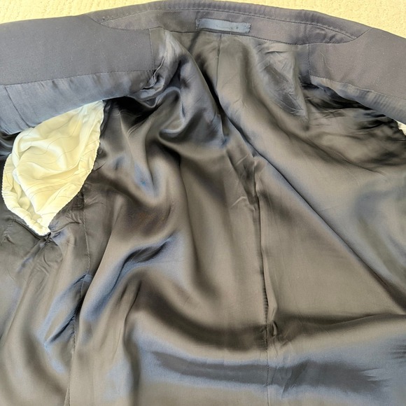 Ralph Lauren Men's Navy Wool Suit Jacket Blazer Size 42L Drop 7 Made in Italy - Picture 14 of 16